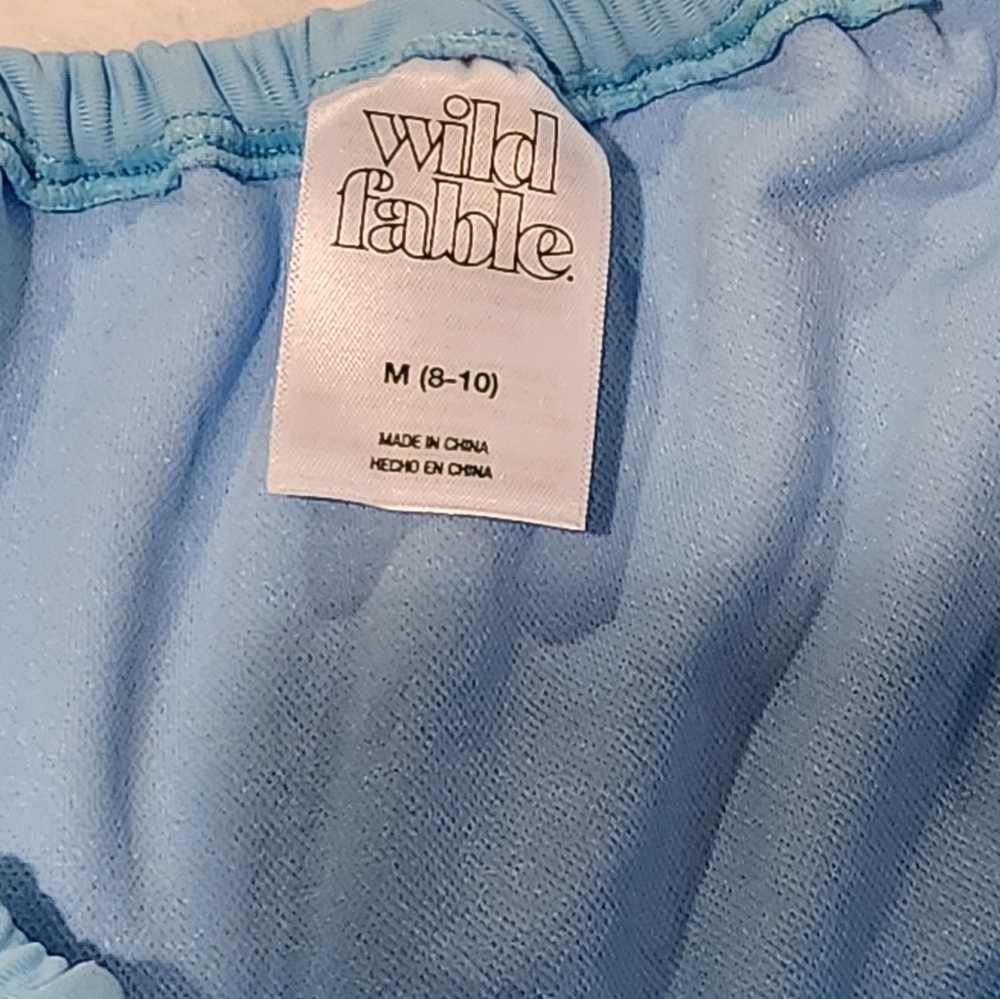 Wild Fable Baby Blue Bikini Bottom Size M 8-10 - Picture 9 of 10